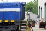 Front of two locomotives 